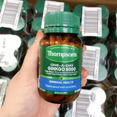 Viên uống bổ não Thompsons One-A-Day Ginkgo 6000 hàng chuẩn mới về