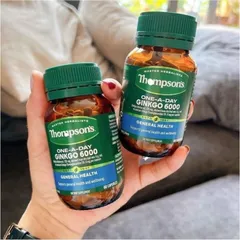 Viên uống bổ não Thompsons One-A-Day Ginkgo 6000 hàng chuẩn mới về