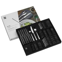 Bộ đồ ăn 60 món WMF Palma - Thìa, Dĩa, Dao Cao Cấp cho Tiệc Nhà Hàng và Gia Đình - Sang Trọng, Hiện Đại, Dùng Máy Rửa Bát