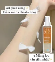 Xịt chống nắng SVR Pháp 200ml