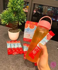 TRÀ BƯỞI GIẢM CÂN SANGA HÀN QUỐC- HỘP 30 GÓI KÈM BÌNH PHA