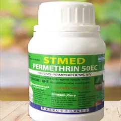 Chế phẩm diệt muỗi STMED PERMETHRIN 50EC 100ml - Giải pháp hiệu quả, an toàn từ Anh Quốc cho không gian sống sạch sẽ và thoáng mát