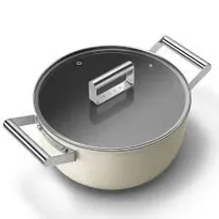 Nồi Smeg Casserole CKFC2411CRM 24cm màu kem