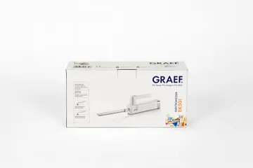 Dao điện cắt thực phẩm Graef EK501EU màu trắng 150W