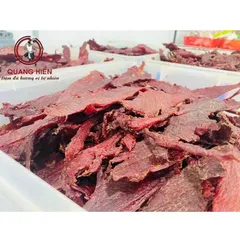 Khô Bò Nguyên Bản Quang Hiển - Hộp 100g (Mua 5 Tặng 1) - Beef Jerky Hương Vị Tự Nhiên, Ngon, Không Chất Bảo Quản