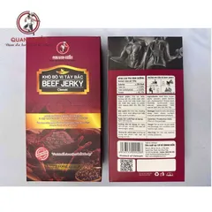 Khô Bò Tây Bắc Quang Hiển 100g - Thịt Bò Khô Nguyên Chất Đậm Đà Hương Vị Tự Nhiên, Không Chất Bảo Quản, Snack Ăn Vặt Thơm Ngon