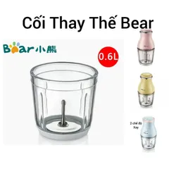 Cối Thủy Tinh Thay Thế Cho Máy Xay Sinh Tố Bear - Phụ Kiện Hỗ Trợ Các Model QSJ-B02R1, B02U2, B02S1, B02Y5, B02P2, B02X5