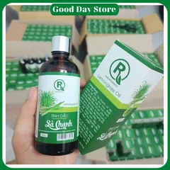 Tinh Dầu Sả Chanh Nguyên Chất Hồng Tâm - Tinh Dầu Đuổi Muỗi Thơm Phòng, Khử Mùi Tự Nhiên, Tinh Dầu Thiên Nhiên Việt Nam