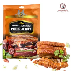 Khô Heo Xông Khói Quang Hiển 100g - Thịt Heo Tự Nhiên, Snack Đậm Đà Hương Vị Ngon, Món Ăn Vặt Tuyệt Hảo Cho Mọi Dịp