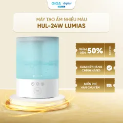 Máy Tạo Ẩm Phun Sương Lumias HUL-24W - Điều Khiển Cảm Ứng, Đèn Ngủ RGB, Công Suất 25W, Tạo Ẩm 200ml/h, Chống Cạn Nước