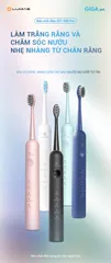 Bàn Chải Điện Lumias SET-900 Pro - Công Nghệ Làm Sạch Nhanh, Chống Nước IPX7, Thời Gian Sử Dụng 180 Ngày, Thiết Kế Hiện Đại