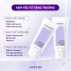Kem Phục Hồi Da Treatment Ahohwa Inten - Giúp Da Khỏe Mạnh & Tươi Trẻ, Giãn Mao Mạch, Dưỡng Ẩm Sâu 80ml