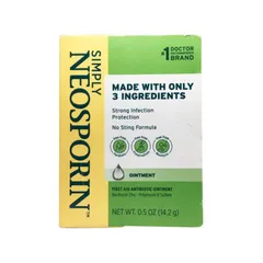 Kem mỡ kháng viêm  Simply Neosporin Ointment, Kem sẹo  Simply Neosporin