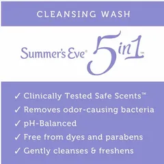 Dung Dịch Vệ Sinh Phụ Nữ Summer's Eve, DDVS Summer's Eve Cleansing Wash 444ml