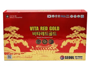 Tinh Dầu Thông Đỏ Vita Red Gold 120 Viên - Thực Phẩm Chức Năng Bảo Vệ Sức Khỏe Nhập Khẩu Hàn Quốc Chính Hãng