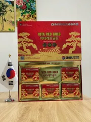 Tinh Dầu Thông Đỏ Vita Red Gold 120 Viên - Thực Phẩm Chức Năng Bảo Vệ Sức Khỏe Nhập Khẩu Hàn Quốc Chính Hãng