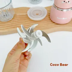 Máy Xay ăn Dặm Cocobear 8 Lưỡi Dao Bản Mimi Cối Thủy Tinh