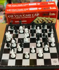 Bộ Cờ Cao Cấp Có Nam Châm Cho 2 Người Chơi - Đồ Chơi Giáo Dục Thú Vị Giúp Phát Triển Tư Duy Logic