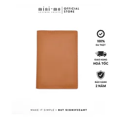 Bìa Da Hộ Chiếu MINI-MO Da Bò EPSOM Cao Cấp - Chống Thấm, Chống Xước, Sang Trọng, Tiện Lợi Cho Du Lịch