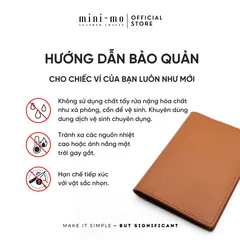 Bìa Da Hộ Chiếu MINI-MO Da Bò EPSOM Cao Cấp - Chống Thấm, Chống Xước, Sang Trọng, Tiện Lợi Cho Du Lịch
