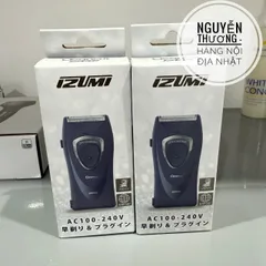 Máy cạo râu Izumi Nhật Bản - Thiết kế hiện đại, công nghệ tiên tiến, tiết kiệm năng lượng, dễ sử dụng và bảo quản, kết nối Bluetooth.