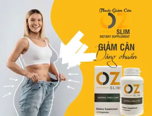 Viên Uống Giảm Cân Oz Slim 40 Viên - Giải Pháp Giảm Cân An Toàn & Hiệu Quả Nhập Khẩu Mỹ, Hỗ Trợ Kiểm Soát Cơn Thèm Ăn