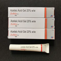 Kem Dưỡng Ẩm Zebor Gel Azelaic Acid 20% - Ngăn Ngừa Mụn, Mờ Thâm Da, Giúp Da Mịn Màng 15g