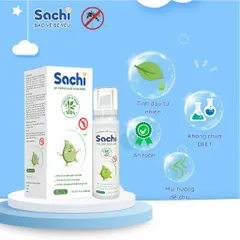 Xịt Chống Muỗi Cho Bé Sachi 100ml - An Toàn Cho Trẻ Từ 6 Tháng - Giảm Sưng Ngứa, Bảo Vệ Da Khỏi Muỗi Cắn