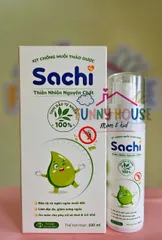 Xịt Chống Muỗi Cho Bé Sachi 100ml - An Toàn Cho Trẻ Từ 6 Tháng - Giảm Sưng Ngứa, Bảo Vệ Da Khỏi Muỗi Cắn