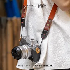 Dây Đeo Máy Ảnh DSLR/Mirrorless Da Vachetta Cao Cấp Màu Nâu Indochine - Phụ Kiện Chụp Ảnh Thời Trang, Bền Bỉ 14kg