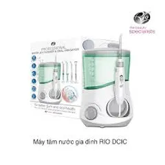 Máy Tăm Nước Gia Đình Rio DCIC 600ml - 10 Mức Công Suất - Vệ Sinh Răng Mạnh Mẽ Giúp Bảo Vệ Nụ Cười Làm Đẹp Tại Nhà