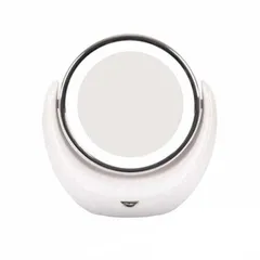 Gương trang điểm mini hai mặt 360 độ Rio MMLD - Gương ánh sáng, tiện lợi cho phái đẹp khi làm đẹp và du lịch.