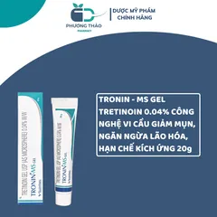 Tronin-MS Tre Gel 0.04% - Giảm mụn, làm mờ thâm và tái tạo da hiệu quả cho da dầu, 20g - Sản phẩm chăm sóc da tuyệt vời