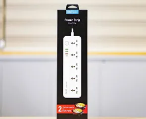 Ổ cắm điện Giga Electric 2500W 3M với USB-A 17W, Thiết bị gia dụng tiện ích cho mọi nhà