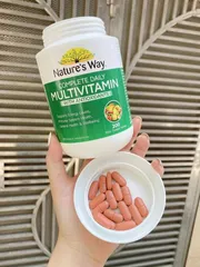 Vitamin Tổng Hợp Nature’s Way Complete Daily Multivitamin 200 Viên - Bổ Sung 23 Vitamin và Khoáng Chất Thiết Yếu, Tăng Cường Sức Đề Kháng