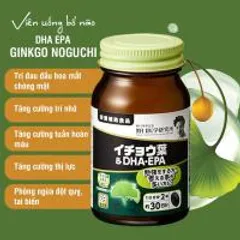 Viên uống bổ não, tr.ị tiền đình DHA EPA Ginkgo Noguchi Nhật Bản 60v