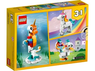 Đồ Chơi Xếp Hình Chính Hãng LEGO Creator Magical Unicorn 31140 - 145 Chi Tiết