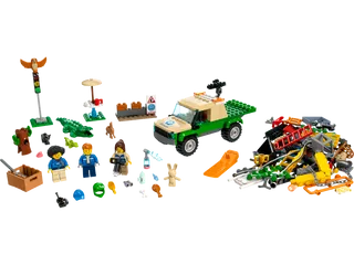 Bộ Đồ Chơi Xếp Hình LEGO City Wild Animal Rescue Missions 60353 - Giải Cứu Động Vật Hoang Dã cho Trẻ 6+