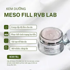 Kem Dưỡng Meso Fill RVB LAB 50ml - Kem Dưỡng Trẻ Hoá Phục Hồi Da Căng Bóng, Giảm Nếp Nhăn, Đem Lại Làn Da Sáng Mịn Khỏe Mạnh