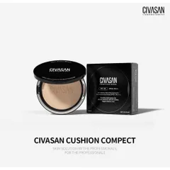 Phấn Nước Civasan Cushion Compact SPF50+ 15g - Phấn Trang Điểm Chống Nắng, Dưỡng Ẩm, Lớp Nền Tự Nhiên Hoàn Hảo