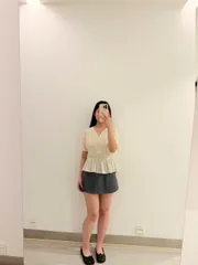 Quần váy dáng chữ A kèm khóa kéo bên hông QJ263