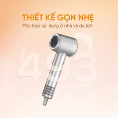Máy Sấy Tóc Ion Âm Cao Cấp Life360 LF-MST23 - Sấy Nóng Lạnh, Giảm Tiếng Ồn, 12 Chế Độ, 1500W - Dưỡng Ẩm, Mềm Mượt Tóc