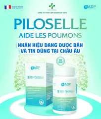 Viên uống Piloselle Pháp - Giảm ho, đờm, viêm họng, phế quản - Bổ phổi, hộp 30 viên hỗ trợ sức khỏe đường hô hấp