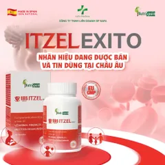 Viên uống ITZel EXITO nhập khẩu trực tiếp từ Tây Ban Nha giúp giảm tình trạng thiếu máu, hỗ trợ ngăn ngừa dị tật thai nhi - Lọ 30 viên