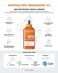 Serum Ahohwa Whitening Ampoule NTG 30ml - Tinh Chất Dưỡng Trắng Da, Giảm Thâm Nám Từ Hàn Quốc - Làn Da Rạng Rỡ, Tươi Sáng