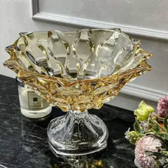 Chân Bồng Pha Lê Bohemia Samba 30cm - Đẹp Sang Trọng, Phù Hợp Đựng Mứt, Bánh, Hoa Quả, Quà Tặng Thân Thiện
