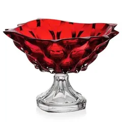Chân Bồng Pha Lê Bohemia Samba 30cm - Đẹp Sang Trọng, Phù Hợp Đựng Mứt, Bánh, Hoa Quả, Quà Tặng Thân Thiện