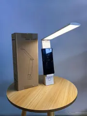 Đèn Học Chống Cận Midea Chính Hãng - Ánh Sáng LED 3 Chế Độ, Tích Hợp Giá Đỡ Điện Thoại, Tiện Lợi Cho Học Tập và Làm Việc