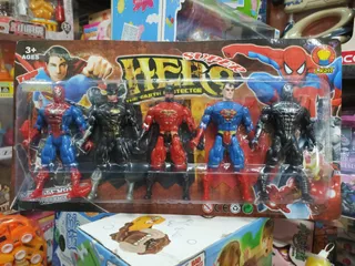 Bộ Đồ Chơi 5 Siêu Nhân Avengers Có Đèn Sáng - Đồ Chơi Trẻ Em Phát Triển Tư Duy và Sáng Tạo, Hấp Dẫn và Vui Vẻ