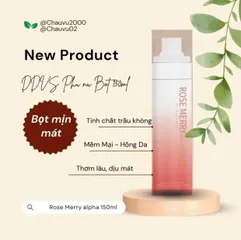 Dung Dịch Vệ Sinh Phụ Nữ Rose Merry Dạng Bọt Tuyết 150ml - Làm Sạch, Dưỡng Ẩm, Giảm Ngứa - An Toàn Cho Mọi Đối Tượng